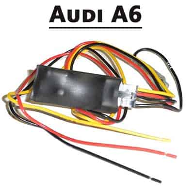 CAN-B Autoradio Adapter für Audi A6, einfache Plug-and-Play Verbindung.