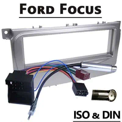 Hochwertiger Autoradio Adapter für Ford Focus, kompatibel mit ISO & DIN.