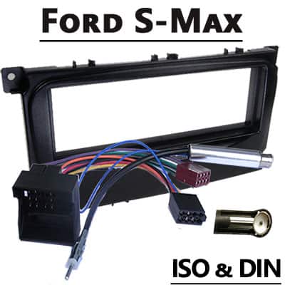 Autoradio Adapter für Ford S-Max mit CAN-B, ISO & DIN Schnittstellen, schnelle Installation, hochwertiger Sound.