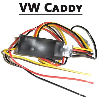 CAN-B Autoradio Adapter für VW Caddy, einfache Kabelverbindung, Plug-and-Play Lösung.