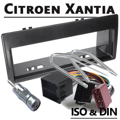 CAN-B Autoradio Adapter Citroën Xantia, ISO & DIN kompatibel.