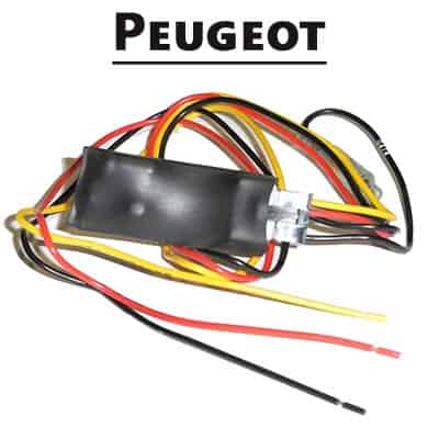 2. Autoradio Adapter Peugeot mit CAN-B Schnittstelle für einfache Fahrzeugintegration.