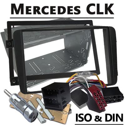 MERCEDES CLK Autoradio Adapter CAN-B für originalen Klang, Plug-and-Play, einfache Integration, hochwertiges Zubehör, ISO & DIN kompatibel.
