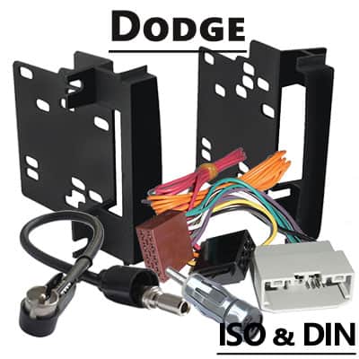 Kompatibles Autoradio Adapter Kit für Dodge Fahrzeuge, CAN-B Modifikation.