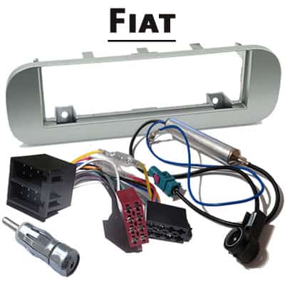Kfz Autoradio-Adapter mit CAN-B-Anschluss für Fiat Fahrzeuge, Kabelsatz inclusiv.