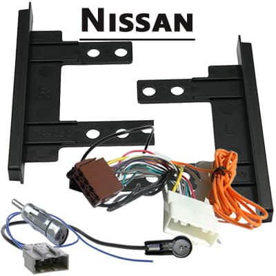 CAN-B Adapter für Nissan Fahrzeuglautsprecher, Kabel und Stecker inklusive.