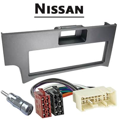 Autoradio Adapter mit CAN-B Schnittstelle für Nissan Fahrzeuge, Einbauset inklusive Kabel.