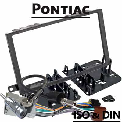 Auto Radio Adapter für Pontiac mit CAN-B Technologie, ISO & DIN Anschluss.