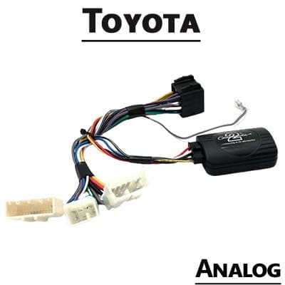 Autoradio Adapter für Toyota mit CAN-B Schnittstelle, Kabelbindung.