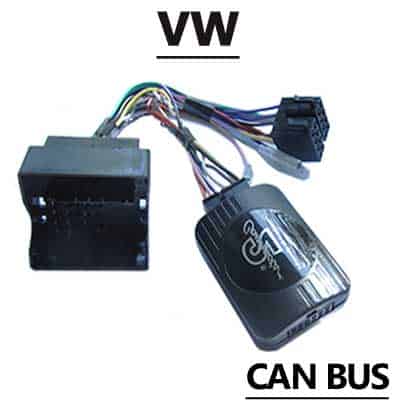 CAN-Bus Autoradio Adapter VW Audi Skoda Seat, Plug&Play, einfache Audiometaanbindung.