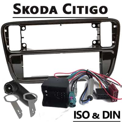 CAN-B Adapter für Skoda Citigo, Autoradio, Kabel und Adapterset.