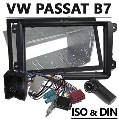 ALt: VW Passat B7 Autoradio Adapter mit CAN-B Schnittstelle für einfache Fahrzeug-Integration.