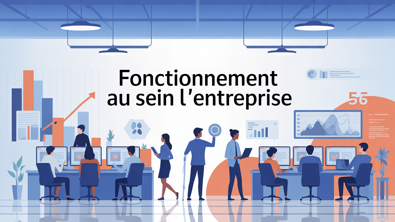 Illustration du fonctionnement optimal au sein de l'entreprise