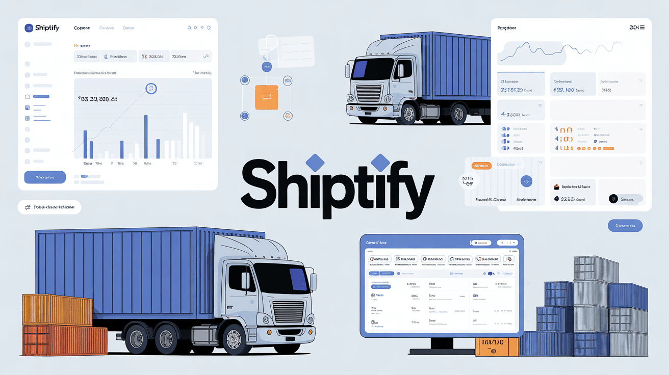 Dashboard plateforme Shiptify logistique