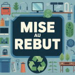 Image mise au rebut balance objets recyclage