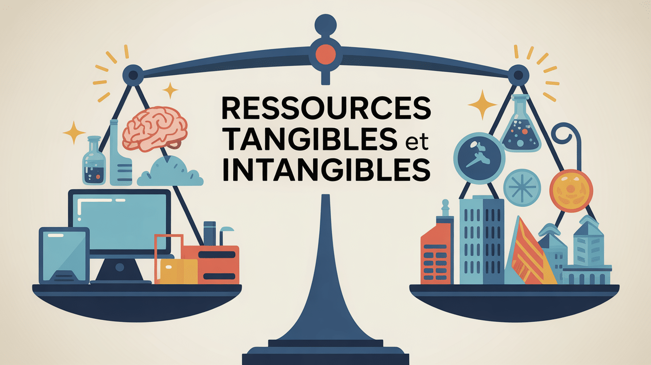 Balance ressources tangibles et intangibles entreprise