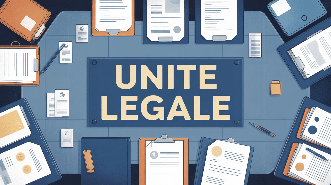 illustration unité légale bureau administratif