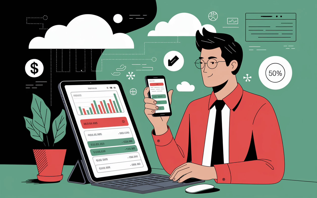 xero application mobile gestion finances