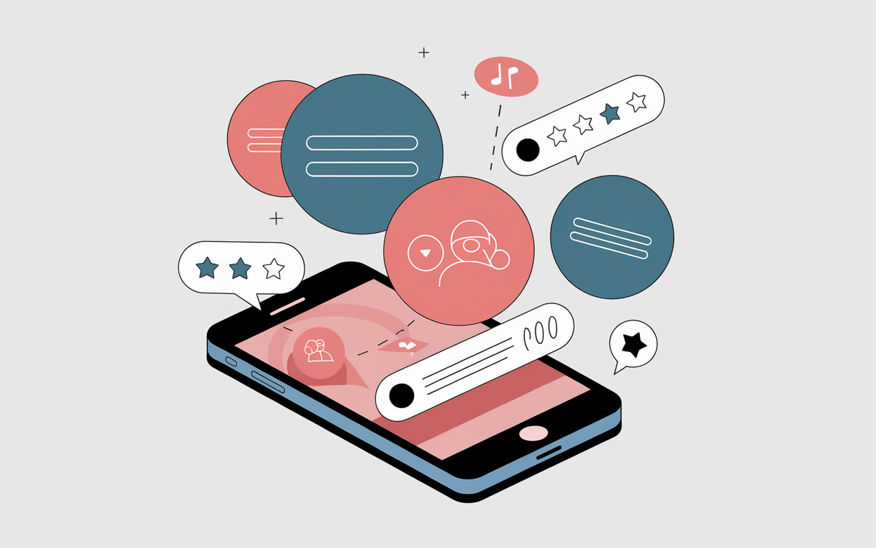 Illustration bulles commentaires garancia avis