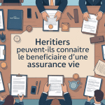 les héritiers peuvent ils connaître le bénéficiaire d'une assurance vie illustration contrat notaire