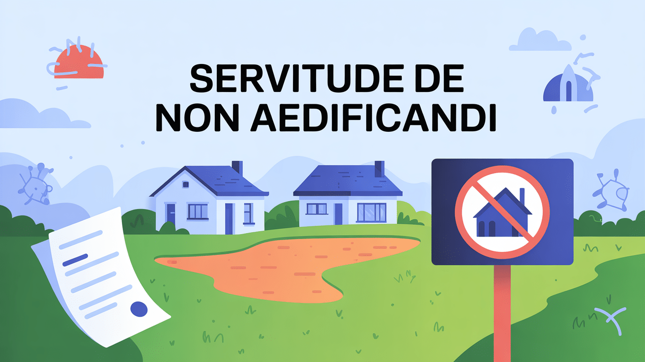 servitude de non aedificandi illustration terrain interdiction construire