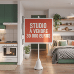 studio à vendre 30 000 euros vue moderne
