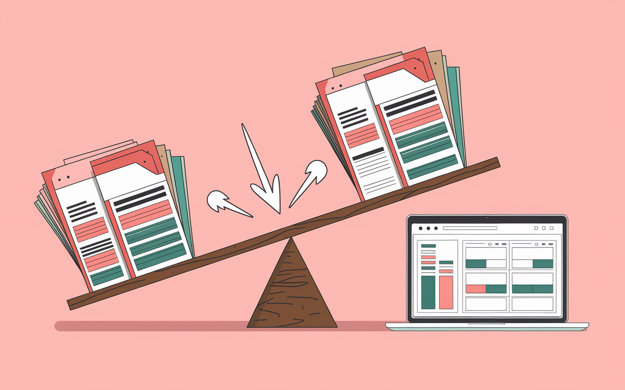 balance documents et écran tableau excel comparatif mutuelle