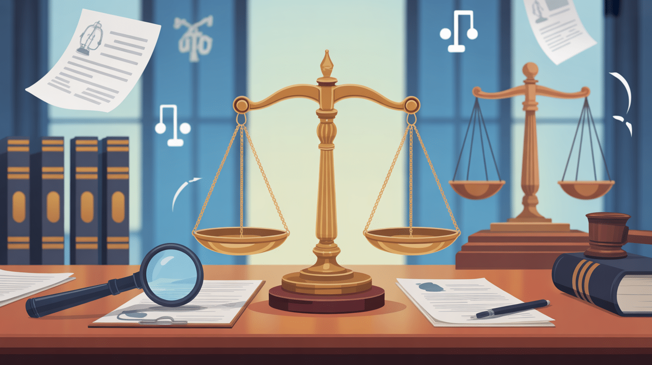 Balance justice et documents pour declaration circonstancié