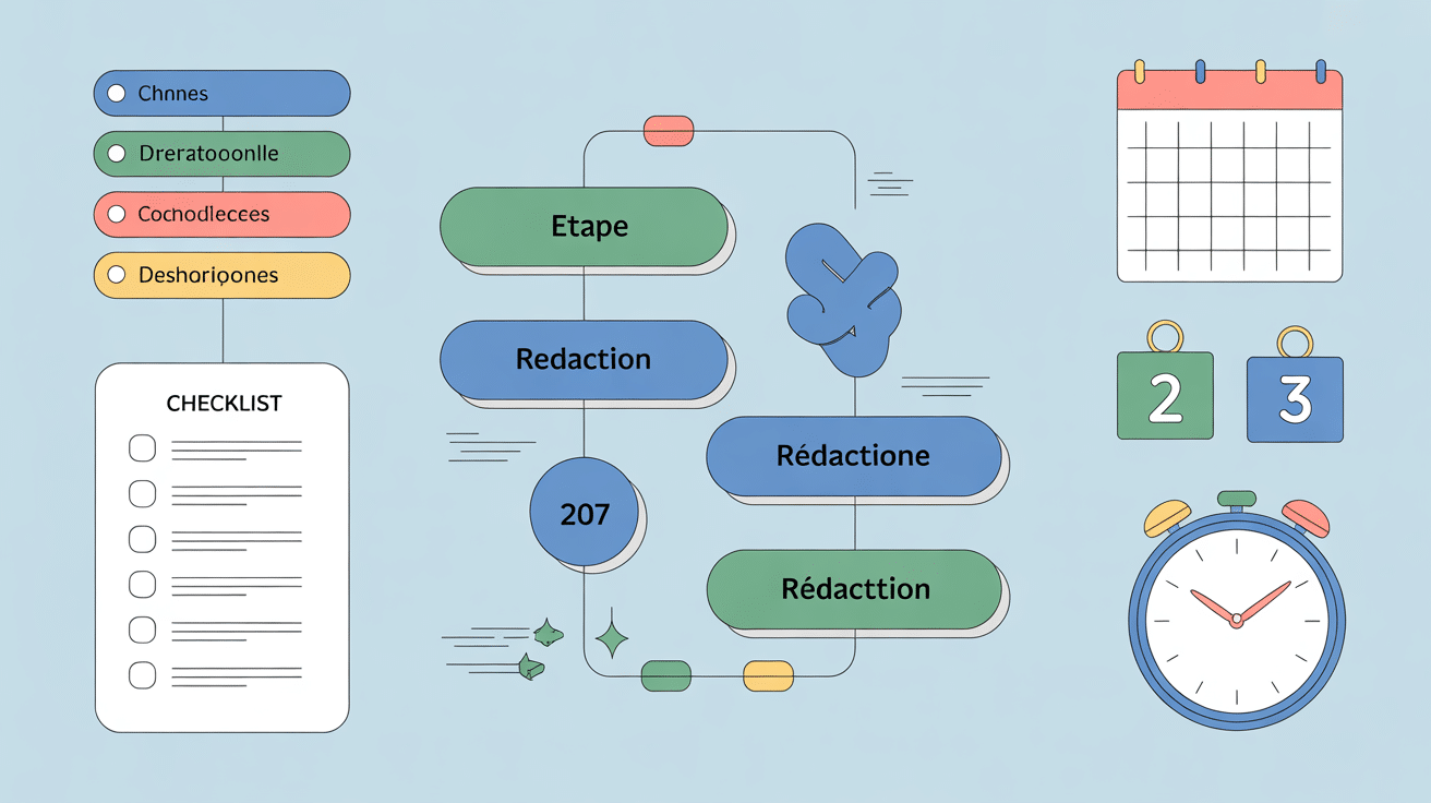 Schéma étapes organisation declaration circonstancié