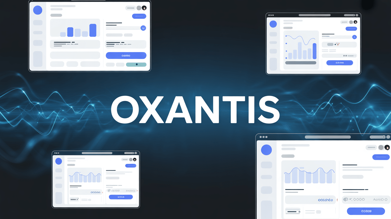 interface oxantis tableau de bord e-commerce