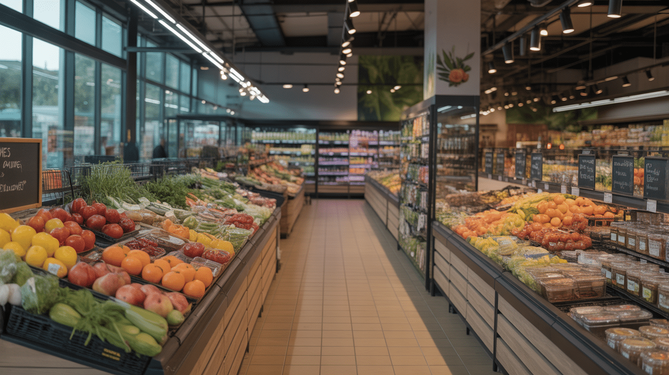 intérieur magasin viveco produits locaux