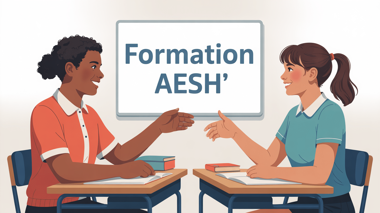 aesh formation illustration accompagnant éducatif et élève