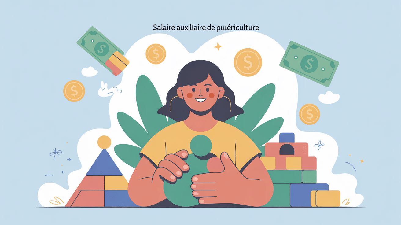 illustration globale auxiliaire de puériculture salaire