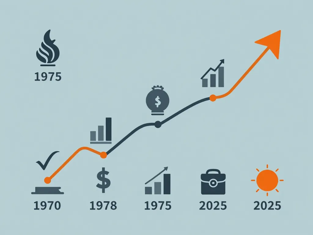 historique taux immobilier 1970 lignes décennies