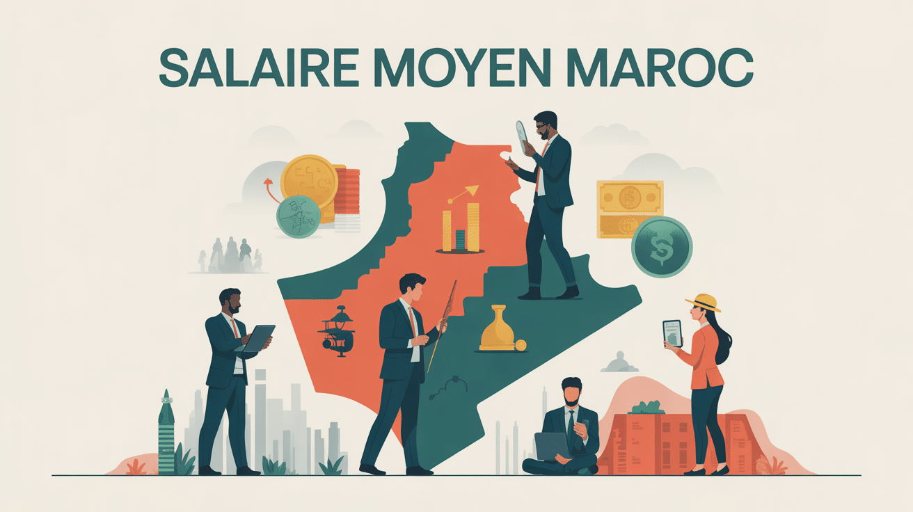 salaire moyen maroc illustration secteurs et niveau de vie