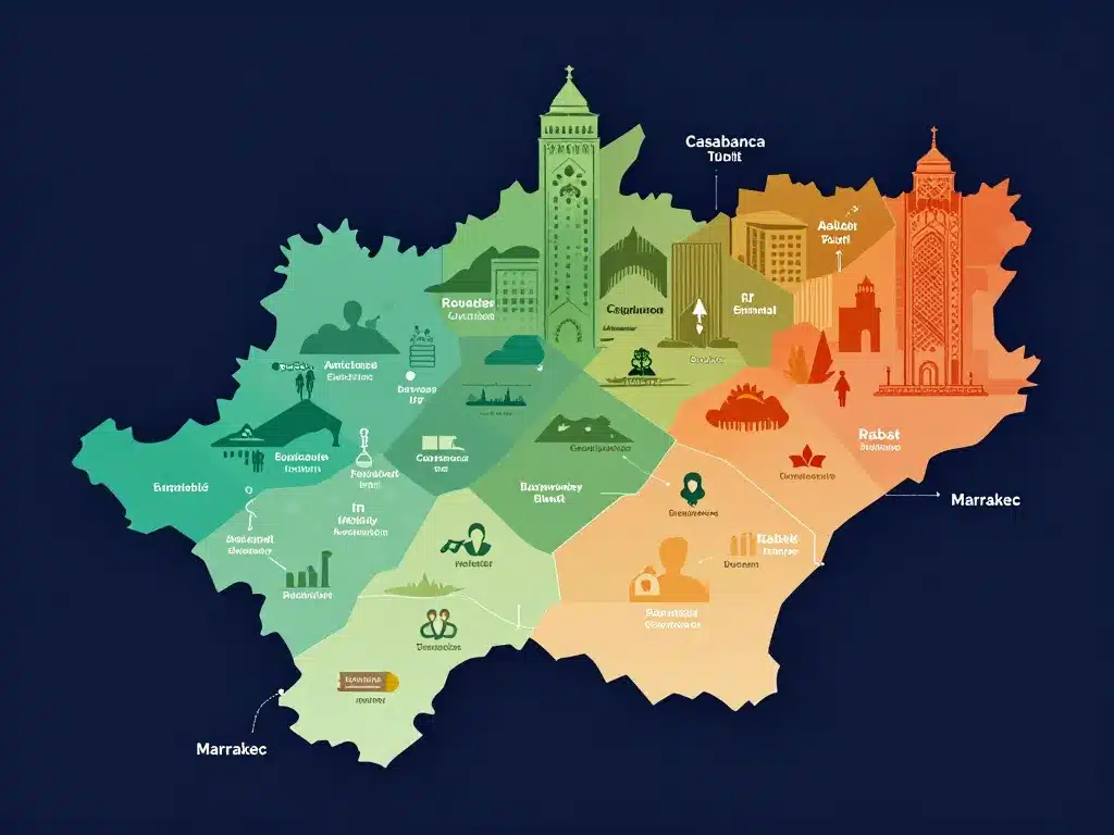 salaire moyen maroc écarts selon secteur et région