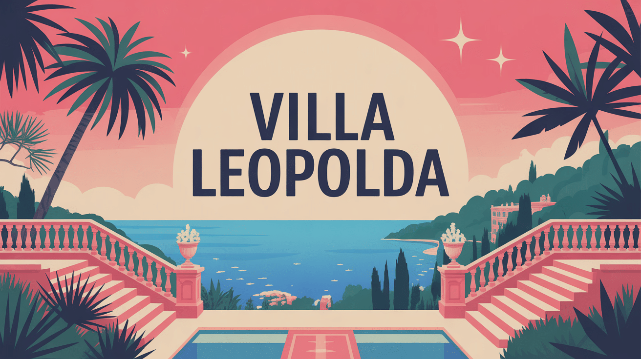 villa leopolda sur la côte d’azur avec ses jardins luxuriants