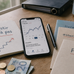 Investir pour les nuls : placements accessibles, carnet et smartphone bourse