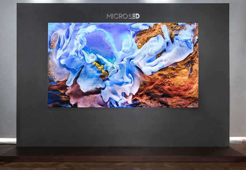 Samsung unveil new 110 inches MicroLED TV for consumer