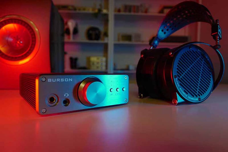 Burson Audio Funk small size Class AB amplifier with headphone and speaker output