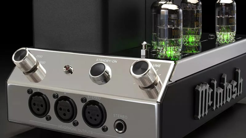 Mcintosh MHA200 vacuum tube headphone amplifier launched
