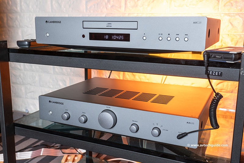 Review Cambridge Audio AXA25 AXC25 CD Player Integrated amplifier