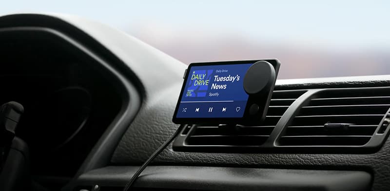 Spotify unveil Car Thing dash car music streamer