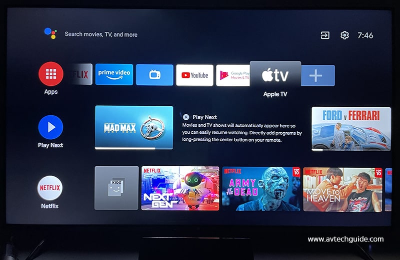 Apple TV app is now available on all Android TV devices
