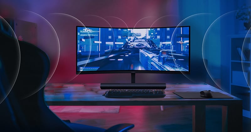 HUAWEI guide how to change room to gaming station with MateView GT gaming monitor