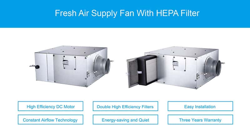 Delta guide how to improve air quality in your home theater home entertain with Delta fresh air supply fan