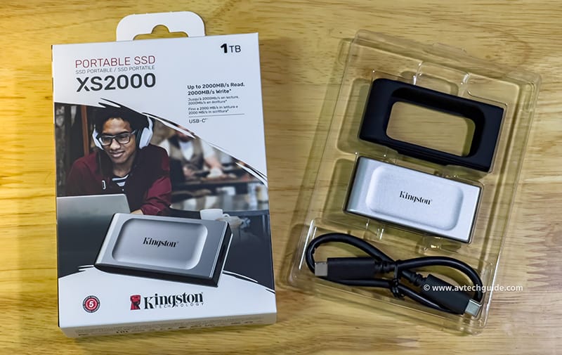 Review Kingston XS2000 high-speed portable SSD