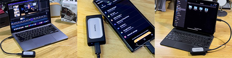 Review Kingston XS2000 high-speed portable SSD
