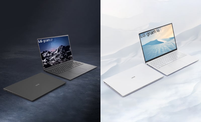LG release 2022 Gram light & slim laptops