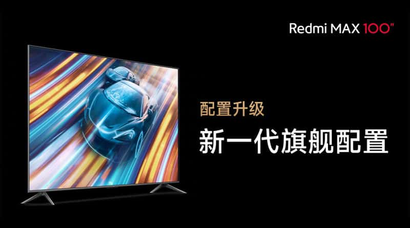 Xiaomi introduces Redmi MAX 100" smart tv with 120Hz supported HDR10+ HDMI 2.1